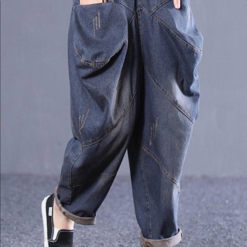 Denim harem pants-New, never worn.